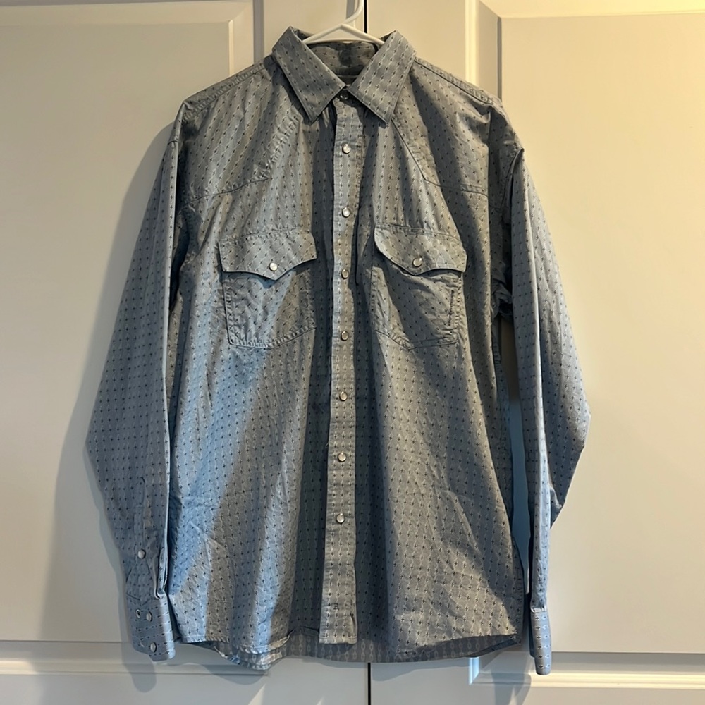Mens Size Large Resistol Button Down
